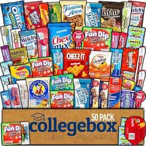 CollegeBox Klassische Snacks Care-Paket (30 Count) Chips, Kekse, Süßigkeiten - Publicité