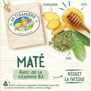 La Tisaniere Infusion Nuit Calme Miel 25 Sachets 37.5g