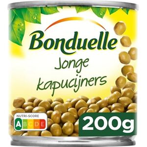 Bonduelle Jonge Kapucijners 200 gram Doos 12 blik - Publicité