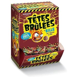 False Bonbons Tête brûlees cola - Publicité