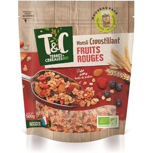 Epicerie TERRES ET CEREALES Muesli Croustillant Aux Fruits Rouges Bio 500G le Lot De 3 - Publicité