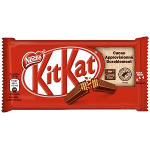 Nestlé Barre chocolatée KitKat Nestlé - Boîte de 36 barres - Lot de 36 Rouge