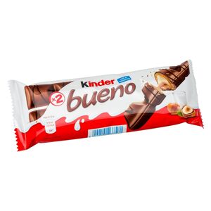Barres chocolatées Kinder Bueno - 2 x 21,5 g - Lot de 30 Noir - Publicité