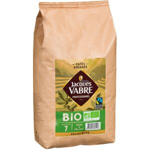 Jacques vabre Café en grain Jacques Vabre récolte bio- paquet de 1 kg Blanc