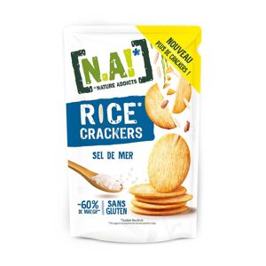 Na! Rice crackers sel de mer - Boîte de 70 g Blanc