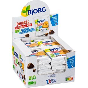 Bjorg Biscuits fourrés au chocolat noir Bjorg - 50 g - Lot de 20