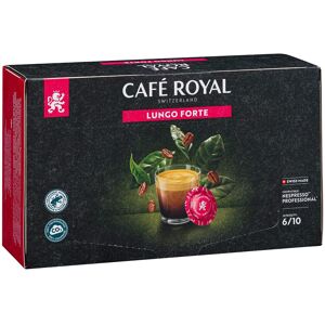 Café royal Dosettes de café Lungo Forte Café Royal - Boîte de 50 Bleu clair