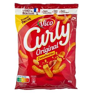 Vico Soufflés de mais Curly Vico - Sachet de 60 g