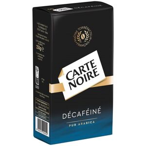 Carte noire Café moulu Carte Noire décaféiné 100 % Arabica - Paquet de 250 g - Lot de 2