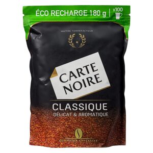Carte noire Café soluble Carte noire Classique 100 % Arabica - Recharge de 180 g