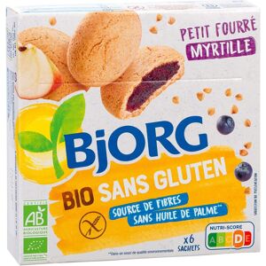 Bjorg Petits fourrés myrtille bio Bjorg - Paquet de 180 g