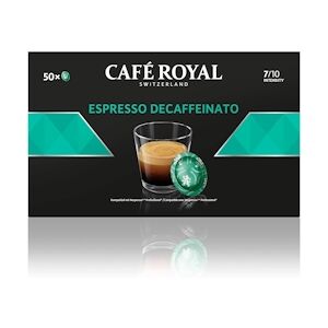 CAFÉ ROYAL Café en Dosettes - Café Royal Pro 6 x 50 - Compatibles avec les Machines à café Nespresso®* Professional - Saveur Déca