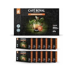 CAFÉ ROYAL Café en Dosettes - Café Royal Pro 12 x 50 - Compatibles avec les Machines à café Nespresso®* Professional - Saveur Espresso Forte