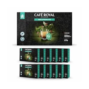 CAFÉ ROYAL Café en Dosettes - Café Royal Pro 12 x 50 - Compatibles avec les Machines à café Nespresso®* Professional - Saveur Décaféiné
