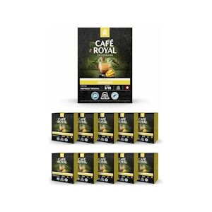 CAFÉ ROYAL Café en Capsules Aluminium - Café Royal Pro 10 x 36 - Compatibles avec les Machines à café Nespresso®* Alu à usage Domestique - Saveur Espresso