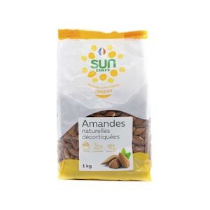 Sun Amandes naturelles décortiquées 10x1kg Sun Chefs