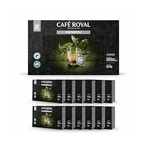 CAFÉ ROYAL Café en Dosettes - Café Royal Pro 12 x 50 - Compatibles avec les Machines à café Nespresso®* Professional - Saveur Ristretto