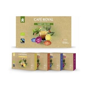 CAFÉ ROYAL Café en Dosettes - Café Royal Pro 4 x 50 - Compatibles avec les Machines à café Nespresso®* Professional - Saveurs Multiples BIO