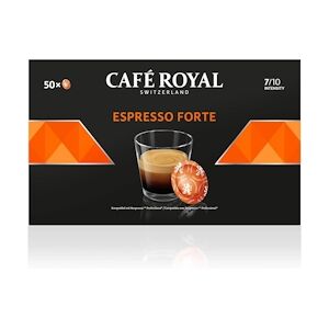 CAFÉ ROYAL Café en Dosettes - Café Royal Pro 3 x 50 - Compatibles avec les Machines à café Nespresso®* Professional - Saveur Espresso Forte