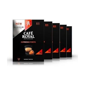 CAFÉ ROYAL Café en Capsules Aluminium - Café Royal Pro 5 x 36 - Compatibles avec les Machines à café Nespresso®* Alu usage Domestique - Saveur Espresso Forte