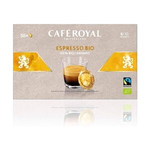 CAFÉ ROYAL Café en Dosettes - Café Royal Pro 3 x 50 - Compatibles avec les Machines à café Nespresso®* Professional - Saveur Espresso BIO
