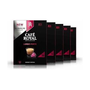 CAFÉ ROYAL Café en Capsules Aluminium - Café Royal Pro 5 x 36 - Compatibles avec les Machines à café Nespresso®* Alu à usage Domestique - Saveur Lungo Forte