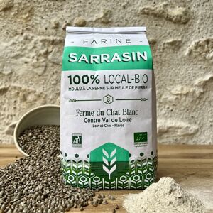 Farine de Sarrasin Bio - 750g - En direct de Ferme du Chat Blanc (Loir-et-Cher)