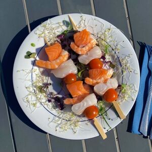 Brochettes de poissons nature - Lot de 2 - En direct de Luximer (Côtes d'Armor)