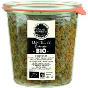 Lentilles cuisinees BIO 500g - En direct de L'Armoire a Conserves (Landes)