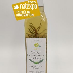 Vinaigre gastronomique de Kefir - Saveurs de la Foret Bio 250 ml - En direct de TK Bio - The Kefir et Kombucha Compagnie (Indre-et-Loire)