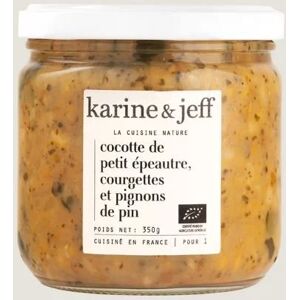 Cocotte de petit épeautre, courgettes et pignons de pin 350g - En direct de Karine & Jeff (Haute-Garonne) - Publicité