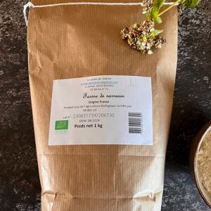 Farine de sarrasin biologique 1 kg - En direct de Les Graines de Louise (Indre) - Publicité