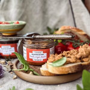 Rillettes Tomate, Origan, Basilic - 180g - En direct de Au Bien Fait (Finistere)