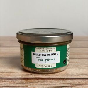 Rillettes Trois Poivres - 90g - En direct de Au Bien Fait (Finistere)