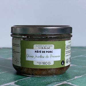 Pâté de porc Olives, herbes de Provence - 180G - En direct de Au Bien Fait (Finistère) - Publicité