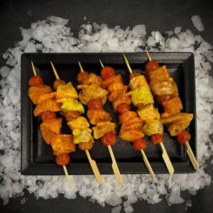 Brochettes de poissons marinees au yuzu - Lot de 2 - En direct de Luximer (Côtes d'Armor)