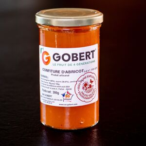 Confiture d'abricots nature 300g - En direct de Gobert, l'abricot de 4 generations (Drôme)
