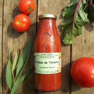 Fondue De Tomate - 50cl - En direct de HERBA HUMANA (Indre)