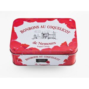 Bonbons Au Coquelicot De Nemours, Boîte Fer De 160g - En direct de Des Lis Chocolat (Seine-et-Marne)
