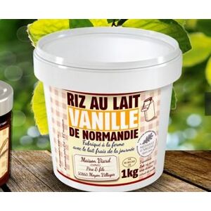 Riz au lait fermier à la vanille - 1kg - En direct de Gourmets de l'Ouest (Ille-et-Vilaine) - Publicité