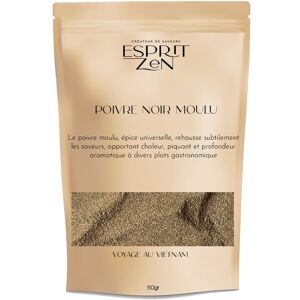 Poivre noir moulu-sachet zip-50g - En direct de Esprit Zen (Essonne)