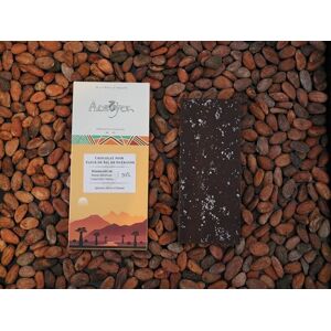 Tablette de chocolat Noir 70% / Fleur de sel de Guerande-  Madagascar - En direct de Acaoyer (Loire-Atlantique)