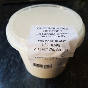 Fromage Blanc de chèvre - En direct de Les Délices de la Chèvrerie (Côte d'Or) - Publicité