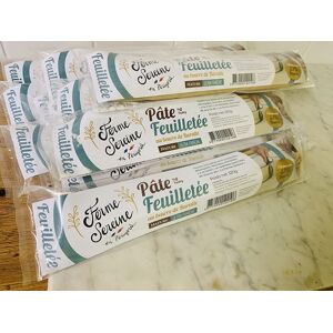 Pâte Feuilletée pur beurre en rouleau - 320g x 10 - En direct de Ferme Sereine en Périgord (Lot-et-Garonne) - Publicité