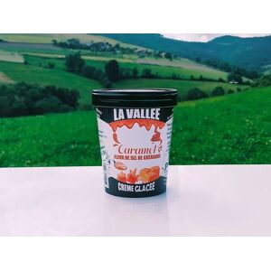 Creme glacee au Caramel et fleur de sel Guerande la Vallee 500ml - En direct de Les Glaces de la Vallee (Loire)