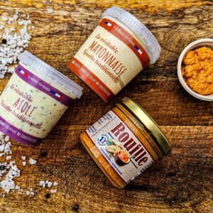 Lot de 3 sauces artisanales - En direct de Ocean Frais (Charente Maritime) - Publicité