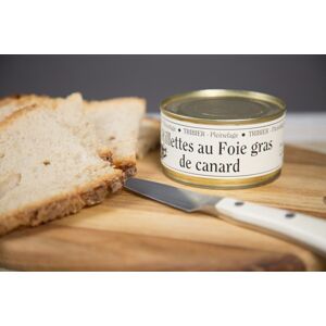 Rillettes au foie gras de canard - Boîte de 190g - En direct de Ferme de Pleinefage (Dordogne)