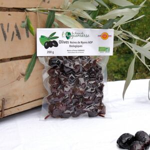 Olives Noire de Nyons AOP BIO - En direct de La Ferme de l'Ayguemarse (Drôme) - Publicité