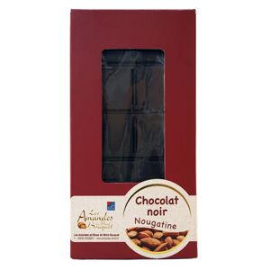 Tablette de Chocolat Noir Nougatine - En direct de Les amandes et olives du Mont Bouquet (Gard)