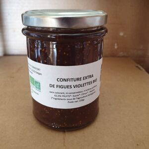 Confiture Extra de Figue Violette - 220 g - En direct de La Ferme du Montet (Gers)